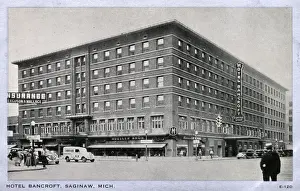 Bancroft Prints: Hotel Bancroft, Saginaw, Michigan, USA
