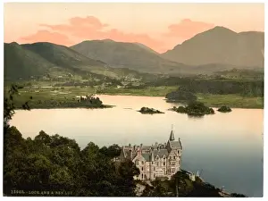 Hotel and Ben Lui, Loch Awe, Scotland