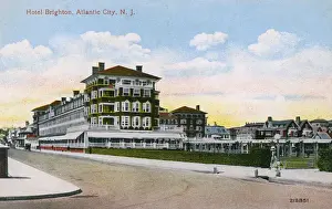 Indiana Prints: Hotel Brighton, Atlantic City, New Jersey, USA