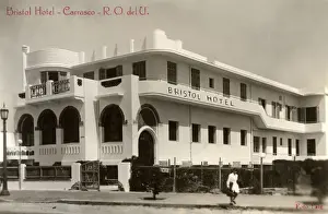 Balconies Prints: Hotel Bristol, Carrasco, Montevideo, Uruguay, South America