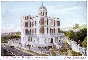 Tenerife Prints: Hotel Britannique, Santa Cruz de Tenerife, Canary Islands