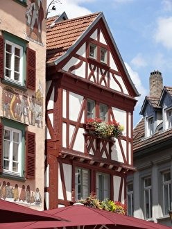 Images Dated 7th July 2010: Hotel building, Eberbach, Baden Wurttemberg, Germany
