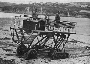 The hotel bus to Burgh Island