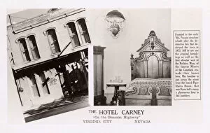 Nevada Collection: Hotel Carney, Virginia City, Nevada, USA