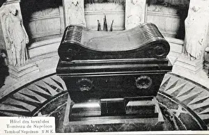 Unattributed Prints: Hotel des Invalides - Napoleon's Tomb interior - Paris