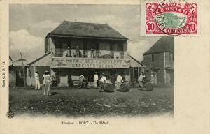 Images Dated 30th December 2015: Hotel des Voyageurs - Le Port - Island of Reunion