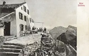Berne Prints: Hotel Faulhorn, Bernese Alps, Switzerland