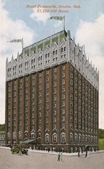 Omaha Prints: Hotel Fontenelle, Omaha, Nebraska, USA