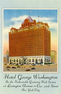 Lexington Prints: Hotel George Washington, New York