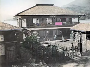 Hotel at Hakone, Japan, circa 1880s