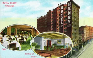 Parlour Prints: Hotel Henry, Pittsburgh, Pennsylvania, USA