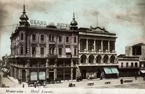 Benches Prints: Hotel Lanata, Montevideo, Uruguay, South America