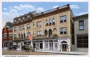 Spangled Prints: Hotel Langley, Hampton, Virginia, USA
