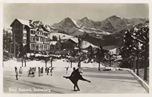 Interlaken Prints: Hotel National, Beatenberg, Bern, Switzerland