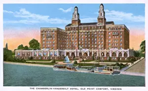 Vanderbilt Prints: Hotel at Old Point Comfort, Hampton, Virginia, USA