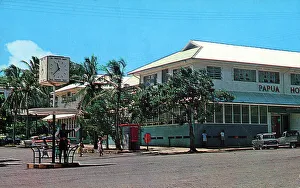 1961 Prints: Hotel Papua at Port Moresby, Papua New Guinea