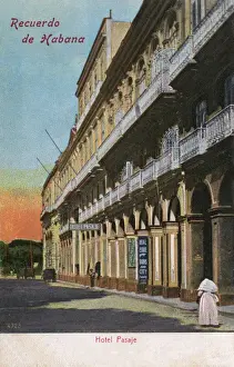 Paseo Prints: Hotel Pasaje, Havana, Cuba