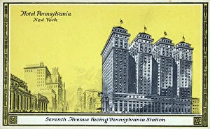 Facing Collection: Hotel Pennsylvania, New York, USA - on 7th Avenue