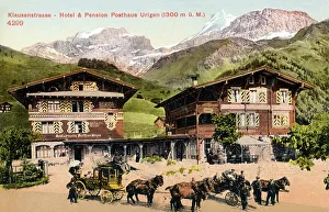 Shutters Prints: Hotel and Pension Posthaus Urigen, Switzerland