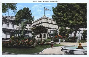 Hotel Plaza, Central Park, Havana, Cuba