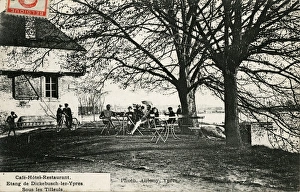 Images Dated 23rd February 2016: Hotel by the Pond at Dickebusch