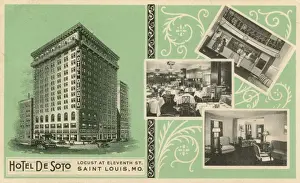 Locust Prints: Hotel de Soto - Locust at 11th Avenue, St. Louis, Missouri