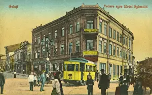 Romania Prints: Hotel Splendid, Galati, Romania