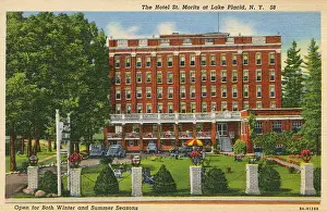 Moritz Prints: Hotel St Moritz, Lake Placid, New York State, USA