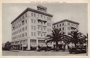 Images Dated 21st July 2017: Hotel Tioga, Merced, California, USA