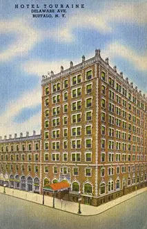 Delaware Prints: Hotel Touraine, Delaware Avenue, Buffalo, NY