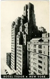 42nd Prints: Hotel Tudor, East 42nd Street, New York City, USA