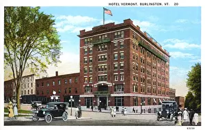Vermont Prints: Hotel Vermont, Burlington, Vermont, USA