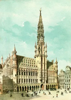 Ville Prints: Hotel de Ville, Brussels, Belgium photo by M. Bidoit