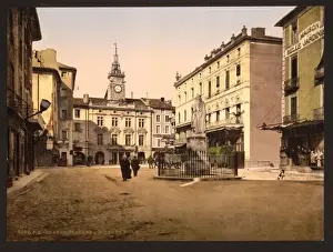 Hotel de ville place, Orange, Provence, France