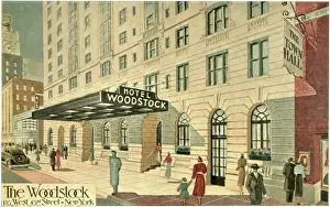 43rd Prints: Hotel Woodstock, New York