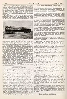 Hotels on wheels by the Midland Railway, 1893