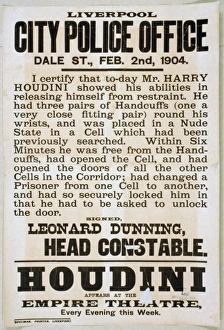 Houdini appears at the Empire Theatre, every evening this we Houdini appears at the Empire Theatre, every evening this we