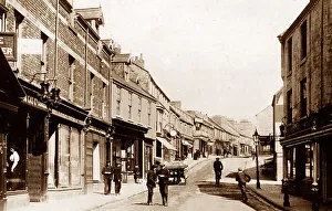 Houghton Prints: Houghton-le-Spring Sunderland Street early 1900s