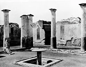 Amphitheatre Prints: House of Alconius, Pompeii, Italy, Victorian period