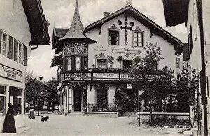 The House of Anton Lang at Oberammergau, Germany