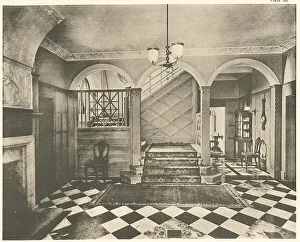 Panelling Prints: House In The Channel Islands, The Hall