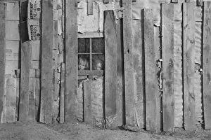 Detail of side of house, Earl Pauley farm near Smithland, Io Detail of side of house, Earl Pauley farm near Smithland, Io