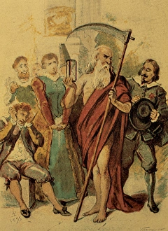 Scythe Collection: House of Fools of Love by Francisco Quevedo. Illustration