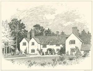 Possibly Prints: House In Hampshire, Entrance Front
