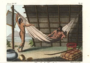 House of the Island Carib or Kalinago people, West Indies House of the Island Carib or Kalinago people, West Indies