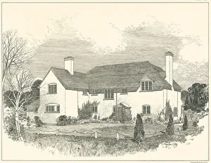 House In Kent, Entrance Front