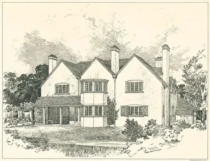 House In Kent, Garden Front