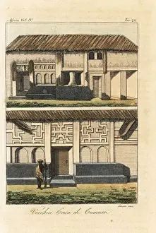 Ashanti Prints: House in Kumasi, Ashanti region of Ghana