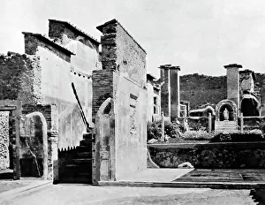 Lucretius Prints: House of Marcus Lucretius, Pompeii, Italy, Victorian period