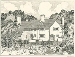 Shrubbery Collection: House In The New Forest, Entrance Front